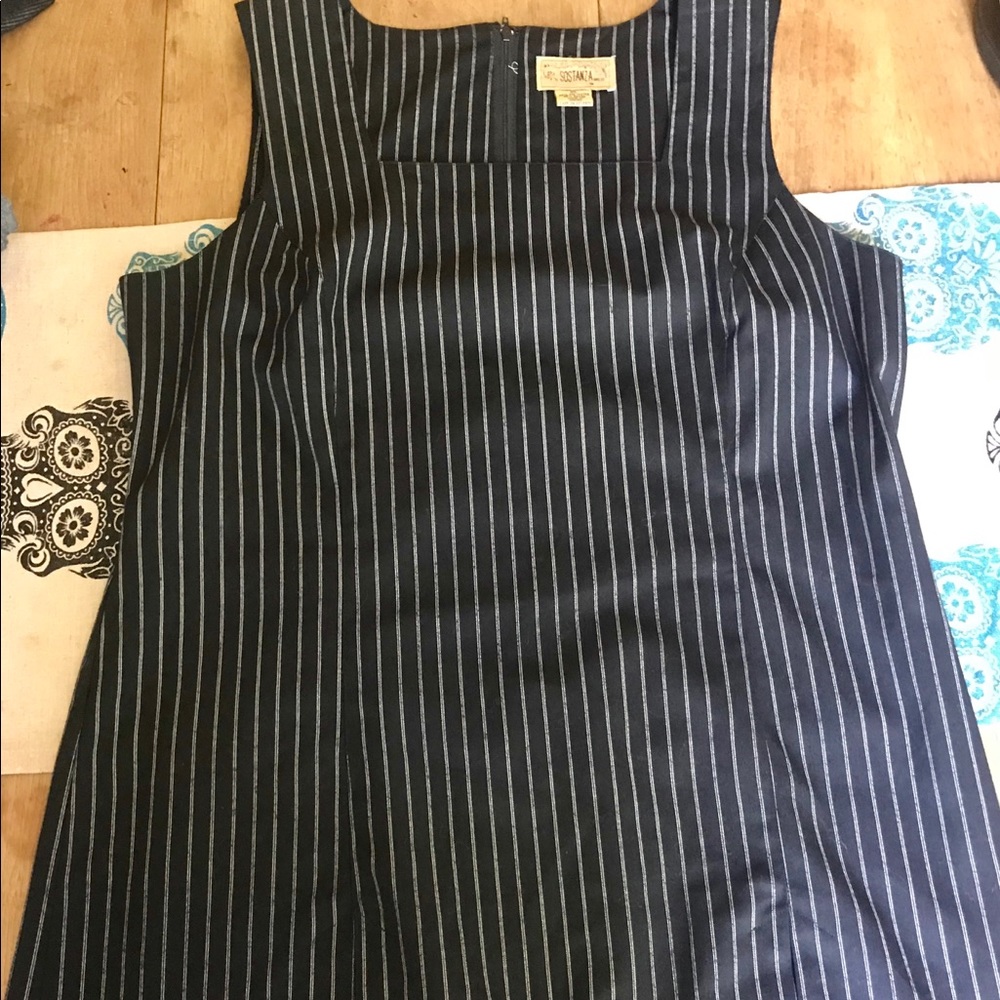 Black Pinstripe dress
